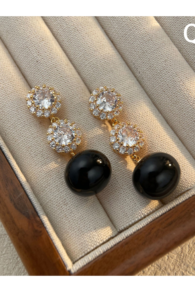 Embellished Dangle Earrings