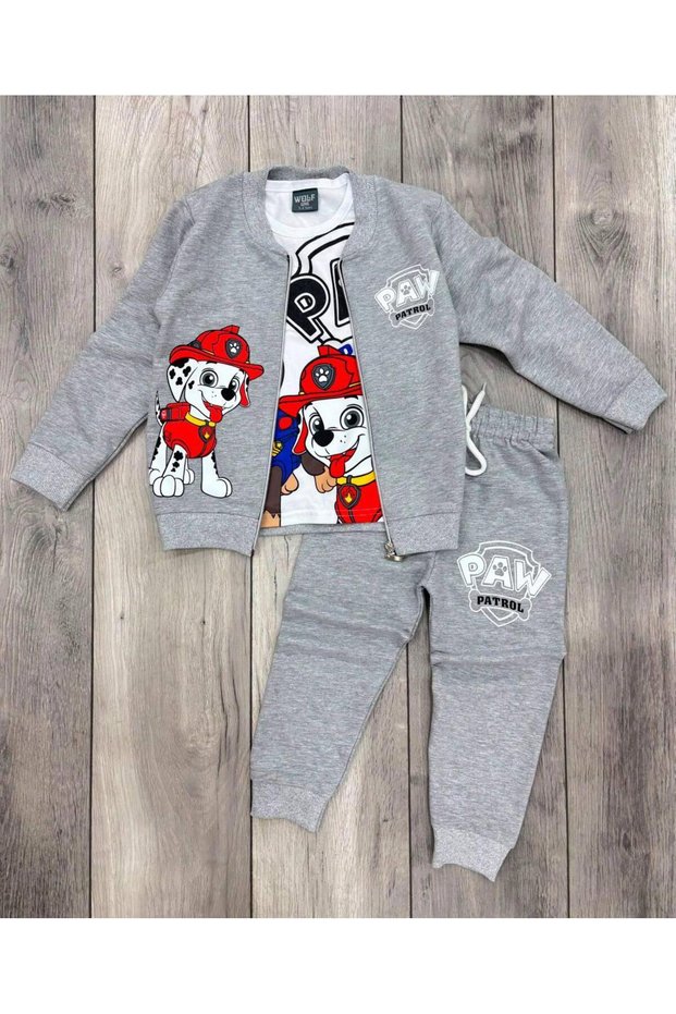 Boy's Seasonal 3-Piece Cardigan Bottom Top Set