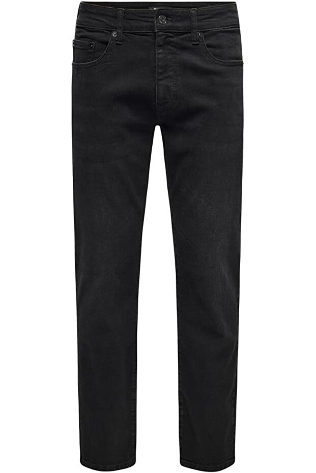 بنطلون جينز رجالي من Onsweft Regular Black 8638 Mat Dnm Noos