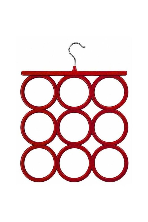 Nine-Ring Hanging Organiser. (ASSORTED COLORS)
