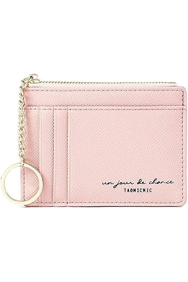 Slim RFID-Blocking Card Holder with Zipper