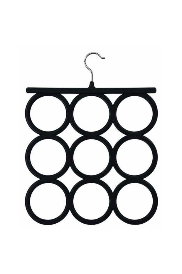 Nine-Ring Hanging Organiser. (ASSORTED COLORS)