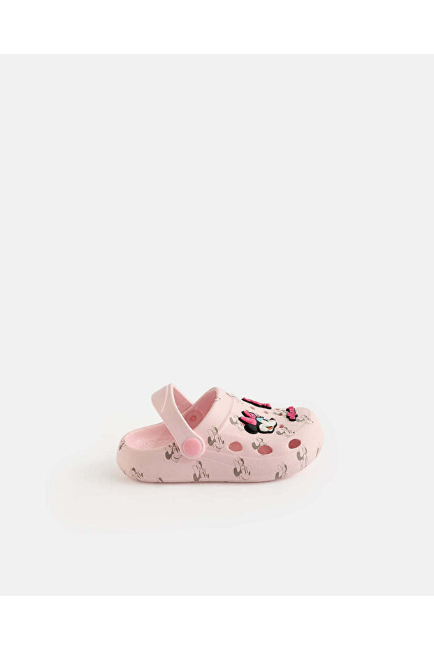 Girls Pink Minnie Mouse Clogs