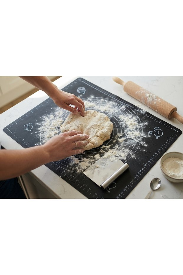 Silicone Dough Rolling Mat Large Size 1 Piece 50X40 cm