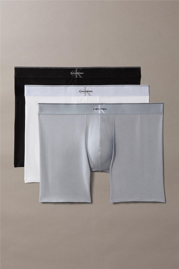 Boxer Brief 3Pk Men's 3-Pack Boxer Gray