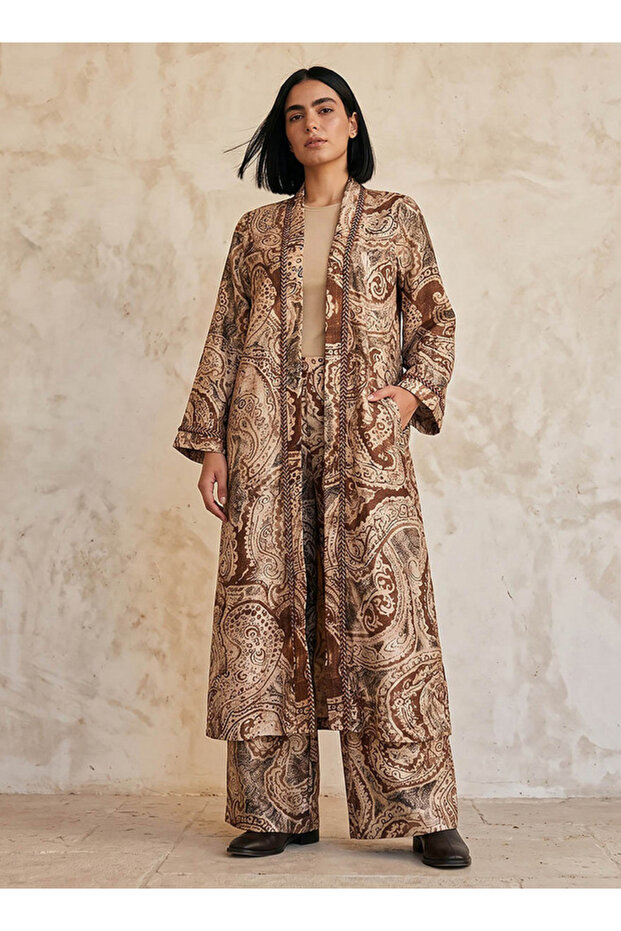 PRINTED KIMONO SET