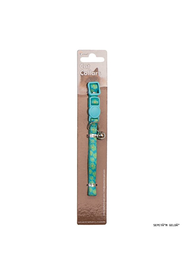 Spt-Gld Clip-On Floral Print (153652) Collar 22-30C