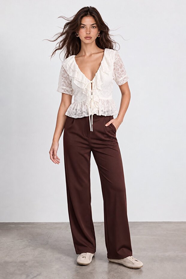Velcro Palazzo Trousers