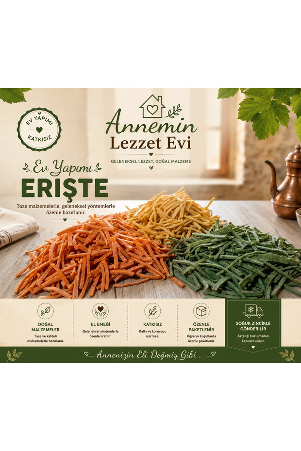 Sebzeli Erişte
