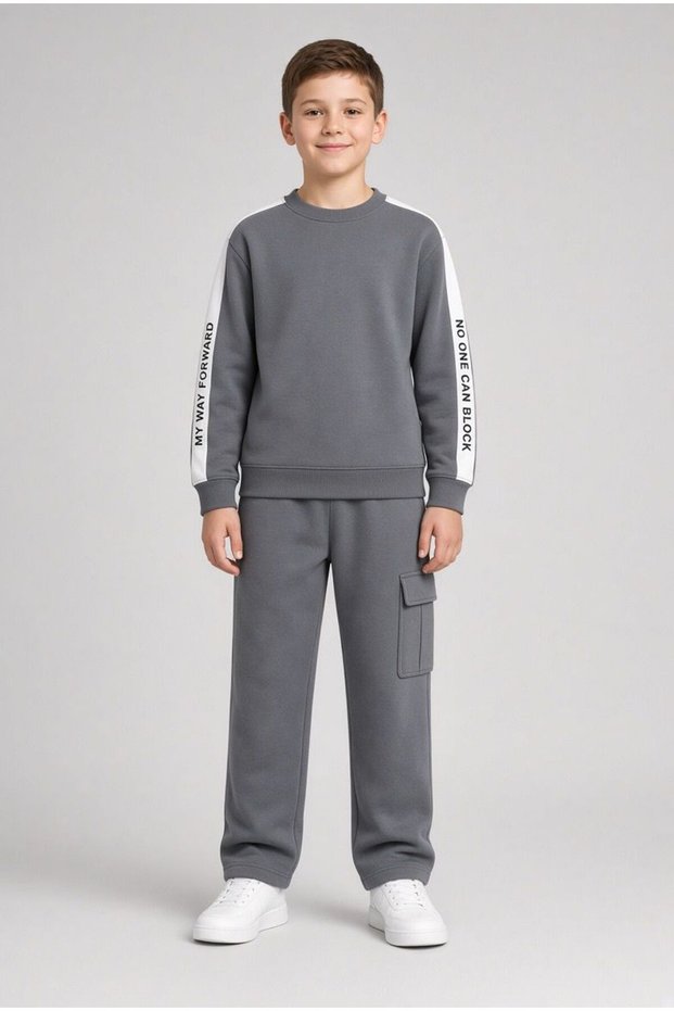 Block Yazili Men's Children's Suit