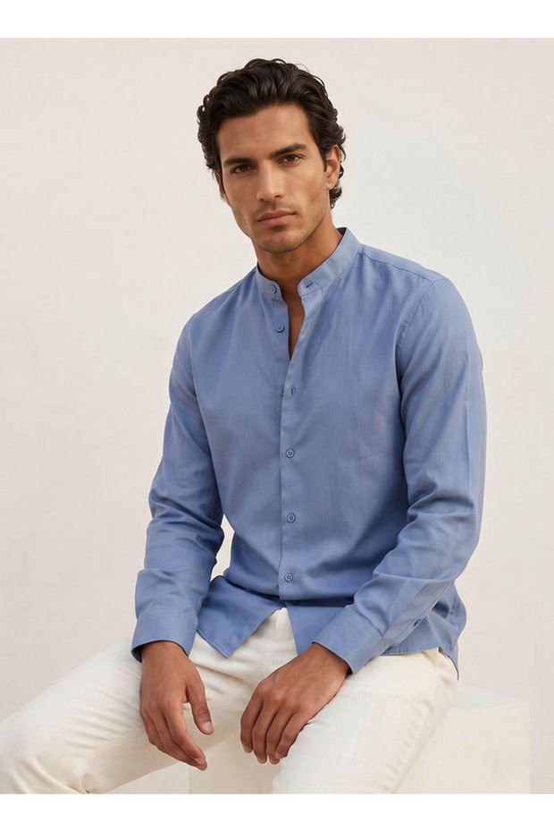 Smart Regular Fit Textured Shirt
