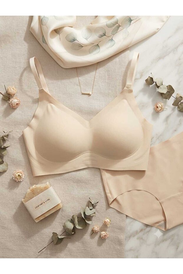 Laser Cut Bra Panties, Adjustable Straps, Non-Marking, No-Feel Feeling
