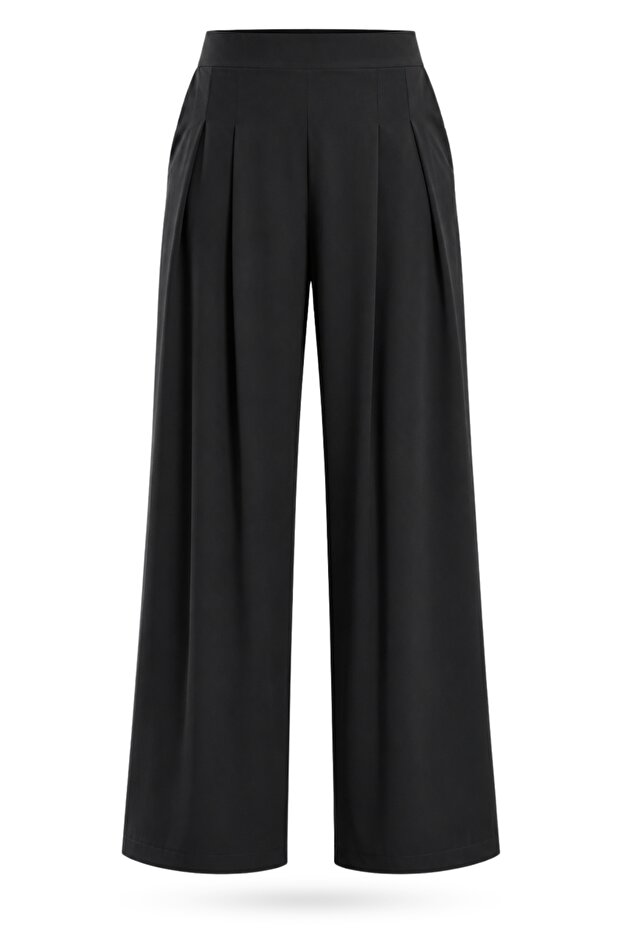 Black Technical Fabric Trousers 0035