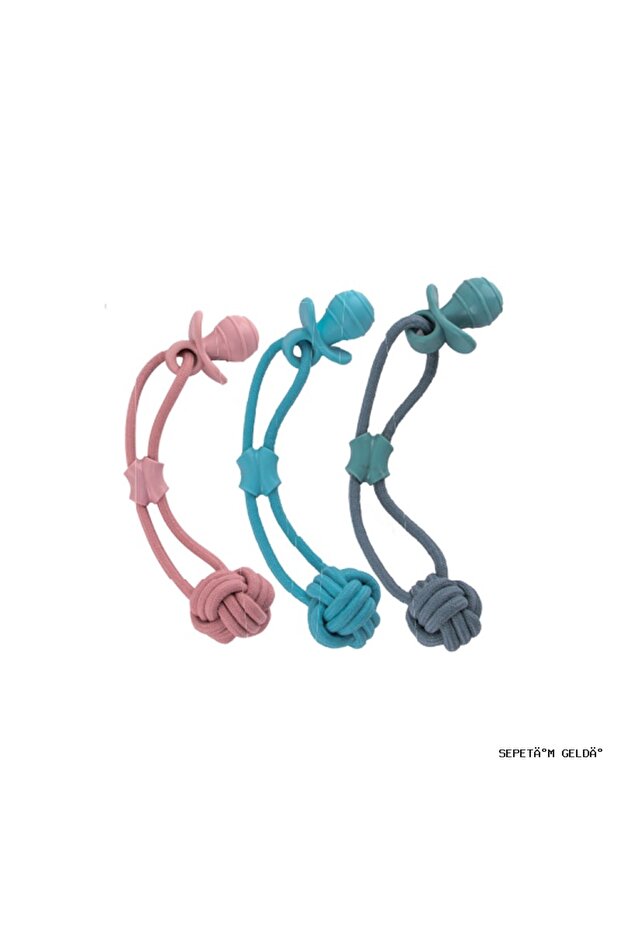 Spt-Gld Rope Tpr Dog Chew Toy (201501) Pacifier 38C