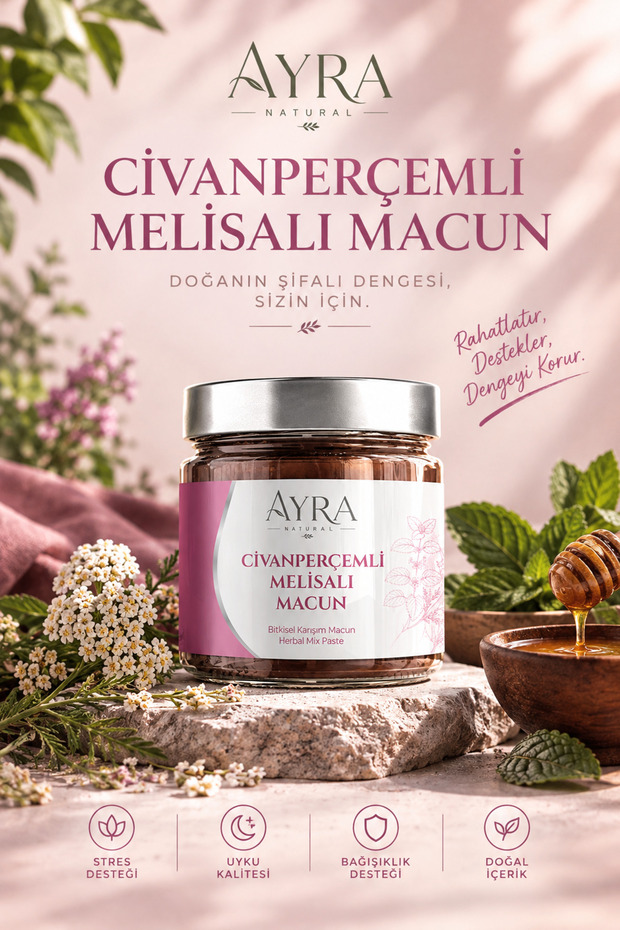 Civanperçemli Melisalı Macun 230gr