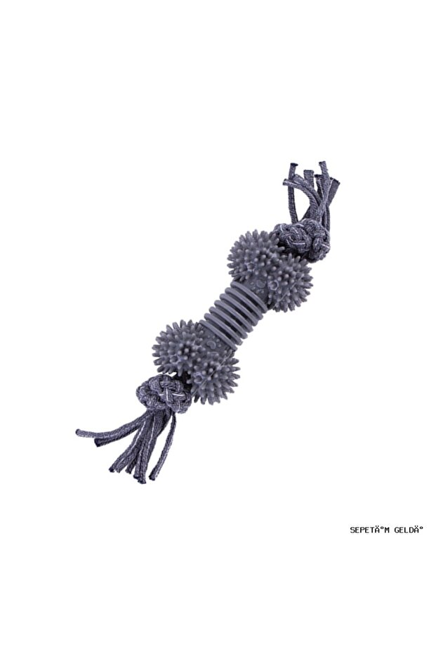 Spt-Gld Rope Tpr Dog Chew. Toy with Thorns 30cm with Thorns (204530) Bone 30cm