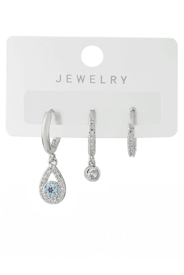 Vip Series 3-Piece Anti-Tarnish Earring Set