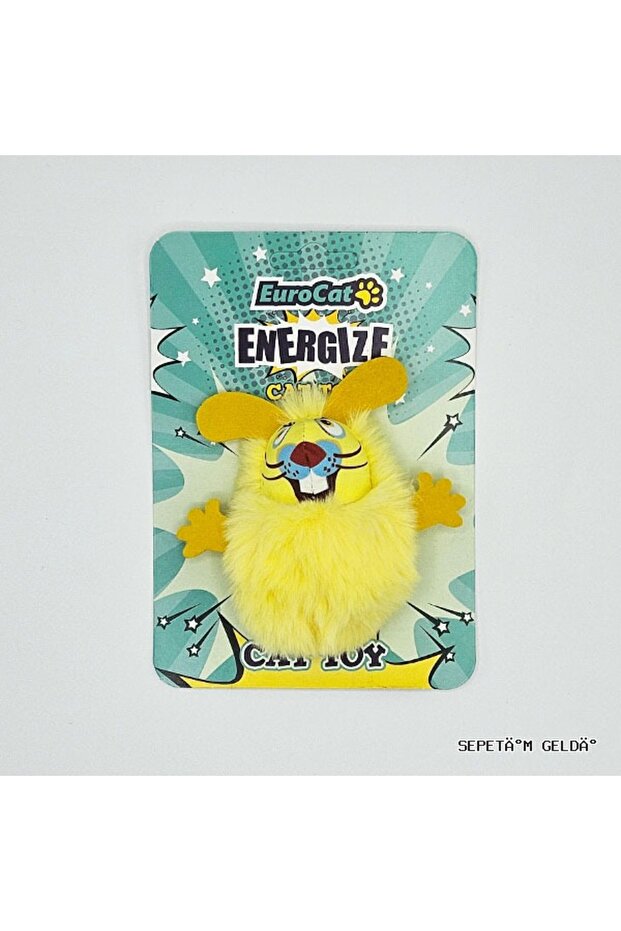 Spt-Gld Toy Yellow Feathered (214227) Mouse