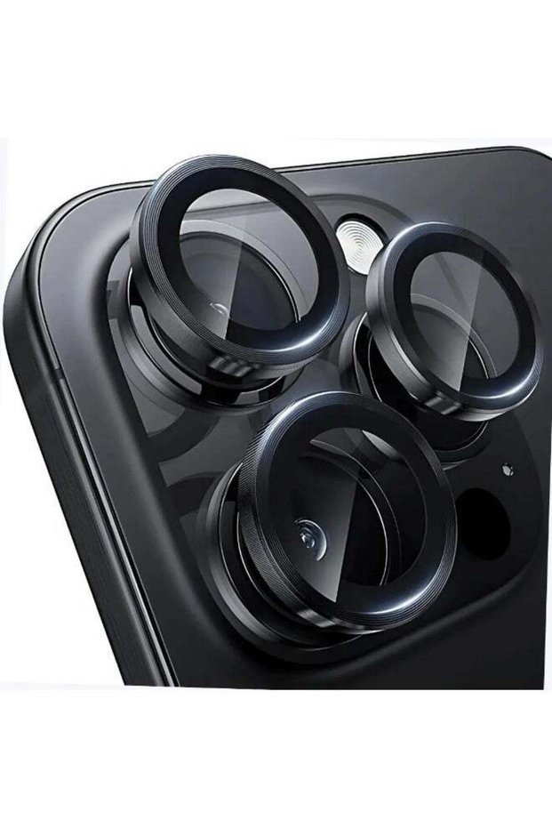 Camera Lens Protector For iPhone 18 Pro Max Scratch-Resistant HD Clear Glass With Full Camera Bump Protection Black