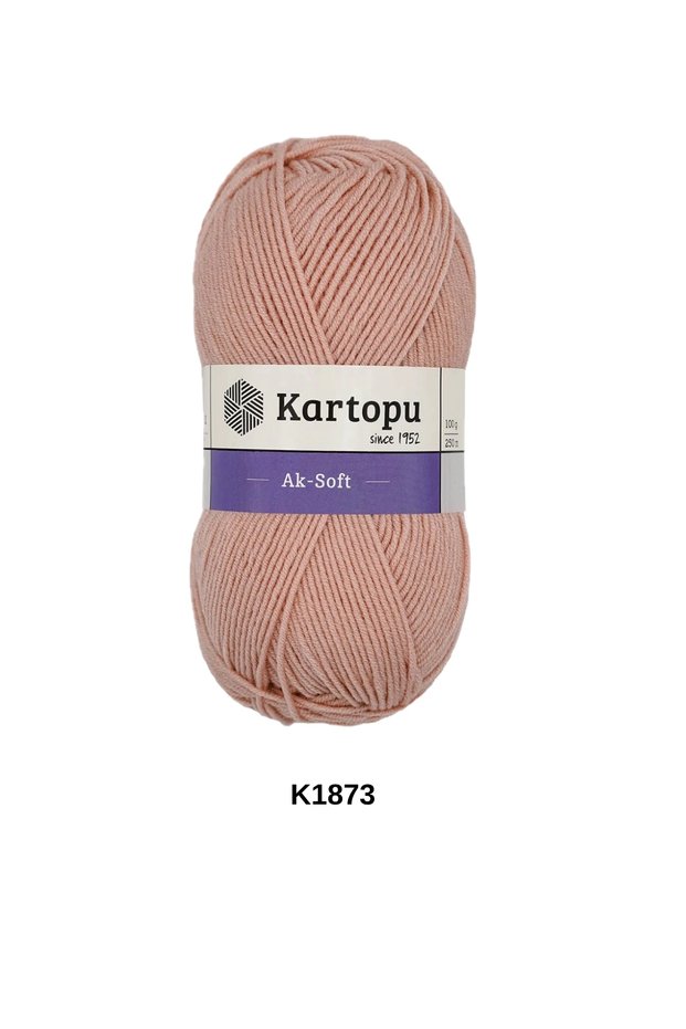 1 Piece of Kartopu Aksoft 100 Grams 250 Meters Hand Knitting Yarn Color:K1873