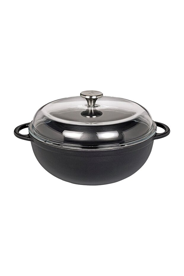 Provence Marmite Schmorpfanne, 28 Cm, Cast Iron, Induction Compatible