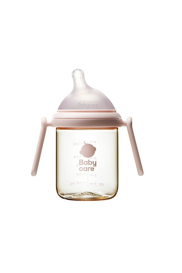 Nopayon Pro Baby Bottle 0-3 Months, Weir Powder Pink, Anti-Colic and Bpa-Free