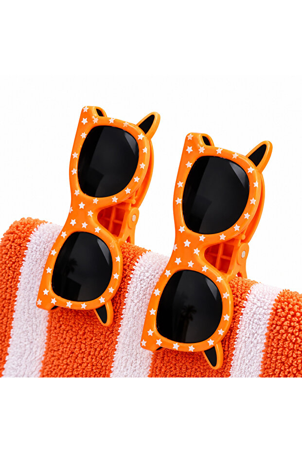 2-Pack Beach Towel Clip Sunbed Clip Strong Grip Towel Fixing Clip