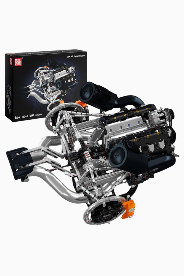 10248 V8 Engine Model 3192 Piece Luxury Building Set - Multi-Color