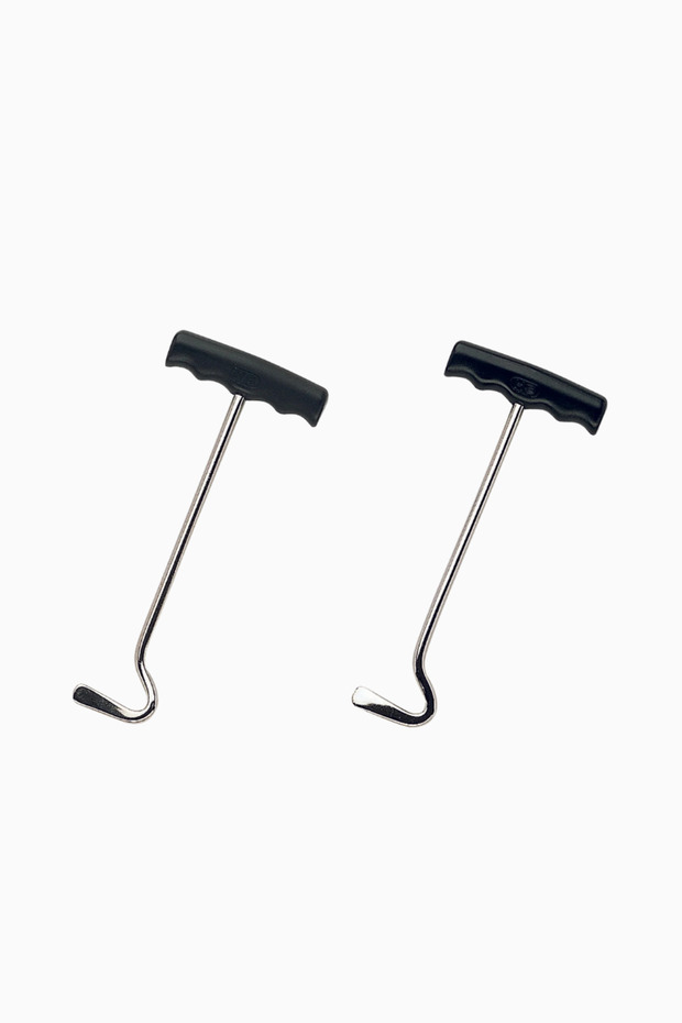 Boot Horn, Nickel Plated Steel, 21 Cm, Plastic Handle - Gray