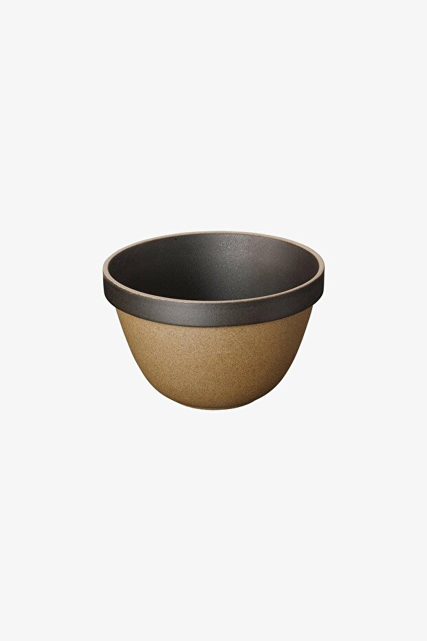 Hpb046 Deep Round Bowl Black Small Hasami Ceramic Bowl 5.5/8×3.5 Inch