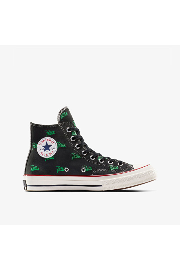 X Patta Chuck 70 Unisex Siyah Bilekli Sneaker