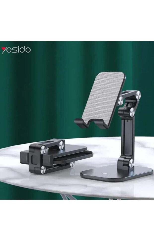 Double Folding Mobile And Tablet Holder Black