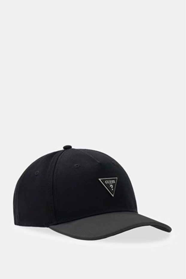 Men's Hat with Black Logo