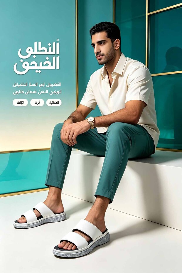 شباشب عصرية بحزامين - نعل داخلي ناعم ومريح لراحة الصيف