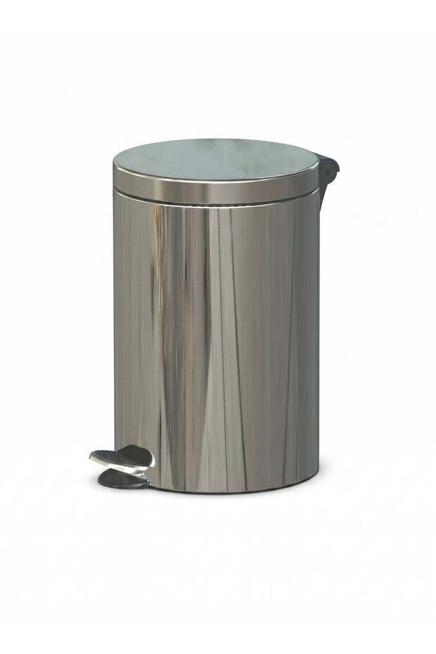 Freedom Fresh 12L Stainless Steel Pedal Bin | Soft-Closing | Luxury Pedal Trash & Garbage Bin | Removable Inner Bucket | Non-Slip Base | Click Lock Lid | Suitable for Bathrooms, Bedrooms, Kitchen