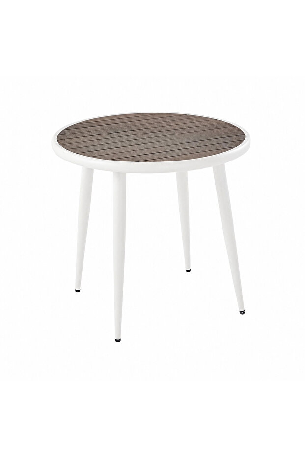 70X70 cm Round Coffee Table White Coffee Table