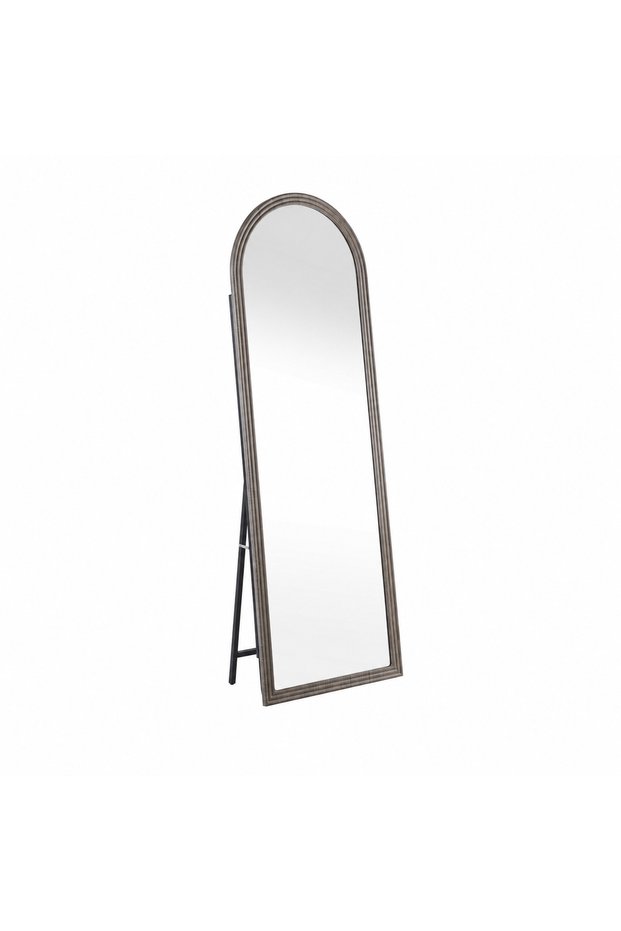 Mirror Stand with Gray Frame 170X60 cm