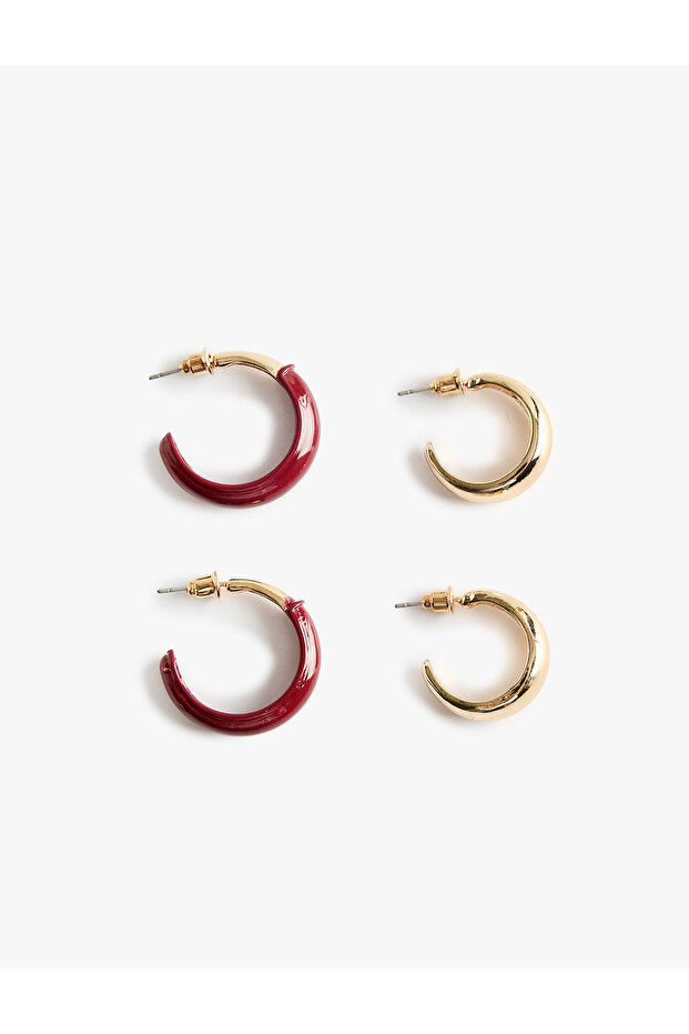 2-Piece Hoop Earring Set