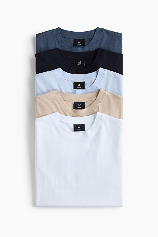 5'li Regular Fit Tişört
