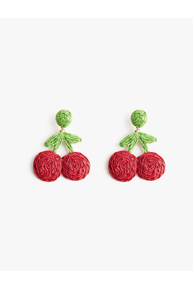 Cherry Detailed Earrings