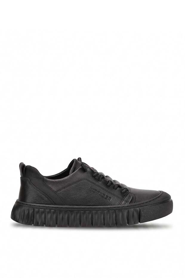 26Ksrrm1179C Men's Genuine Leather Casual Shoes Black