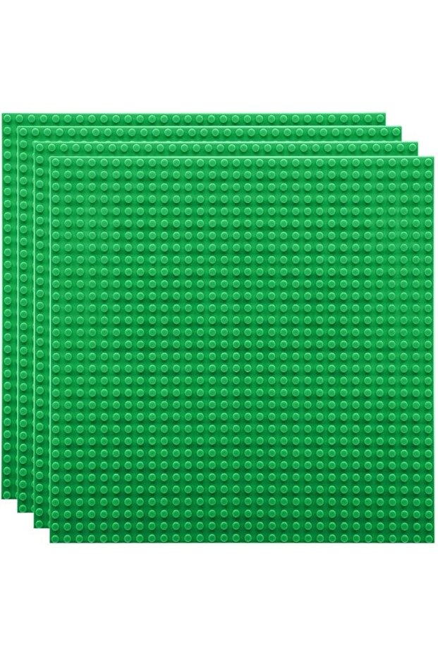 Tokokimo Building Blocks Baseplates 32x32 Studs, Green Building Brick Baseplates Compatible with Maj