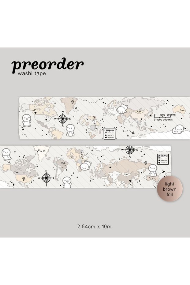 G12-The Coffee Monster Washi Tape Around the World 3.0