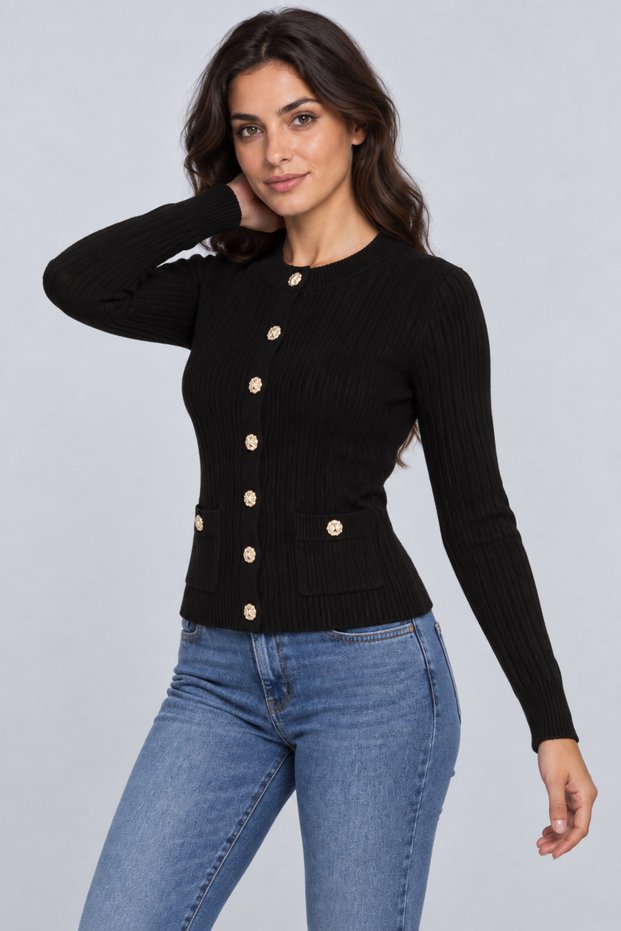 Women's Knitwear Cardigan with Pockets