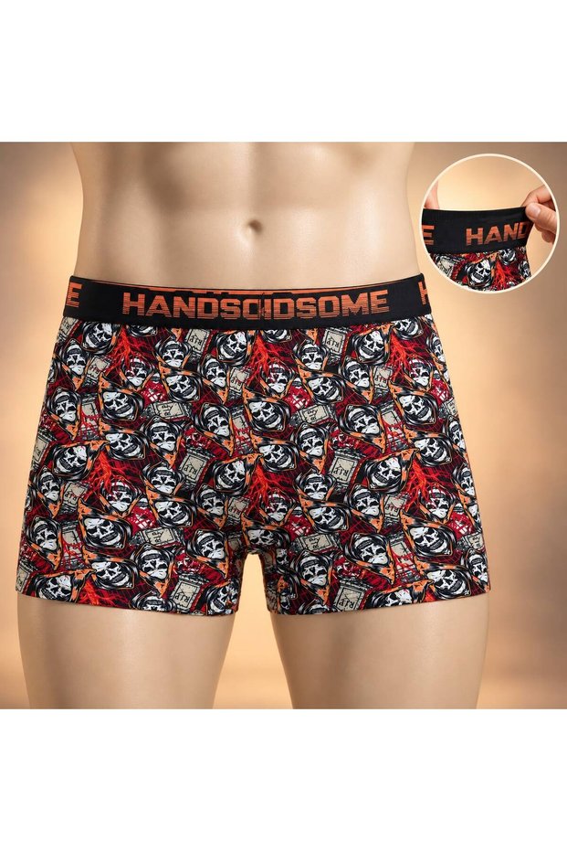 Men's Patterned Boxer Lycra Flexible Comfortable Fit