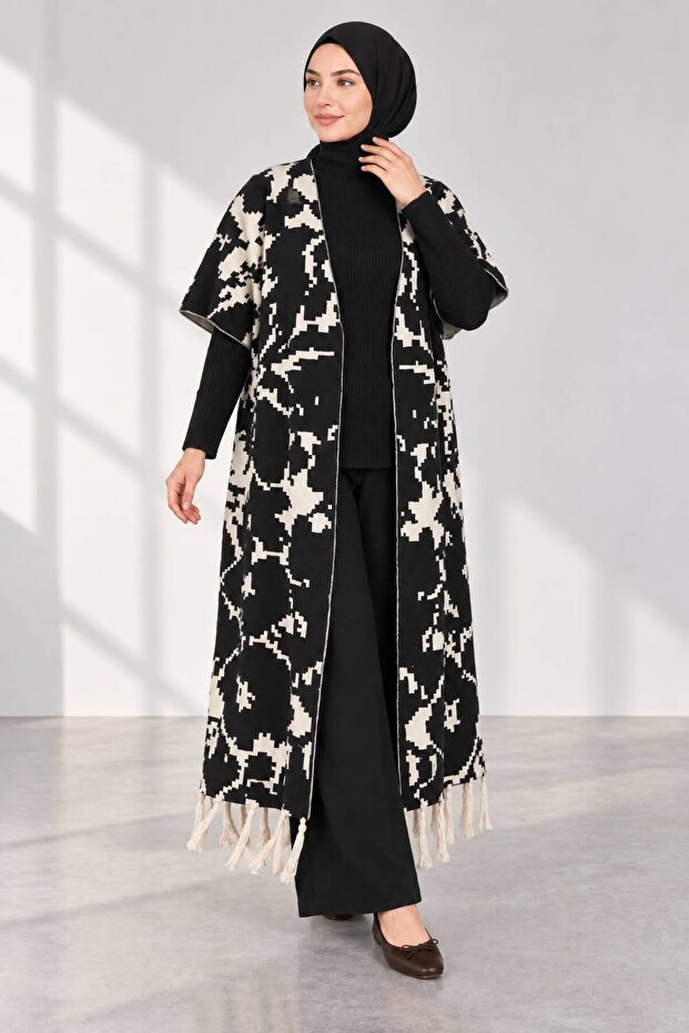 Women's 3-piece set with fisherman neck blouse and vest pants
