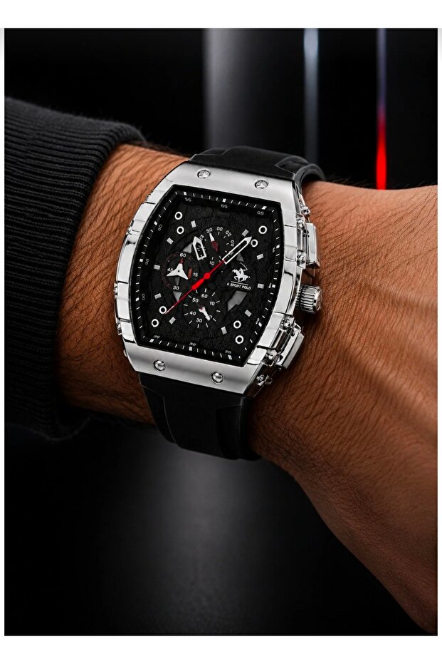 Luxury Silicone Cord Sweat-Proof Men's Wristwatch (Makes Sure It Fits on Any Wrist)