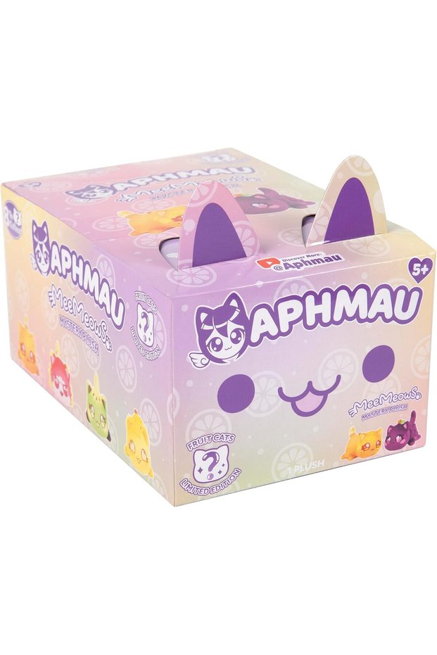 MeeMeows Mystery Plush, Fruit Cats Collection Series 9, 1 Piece