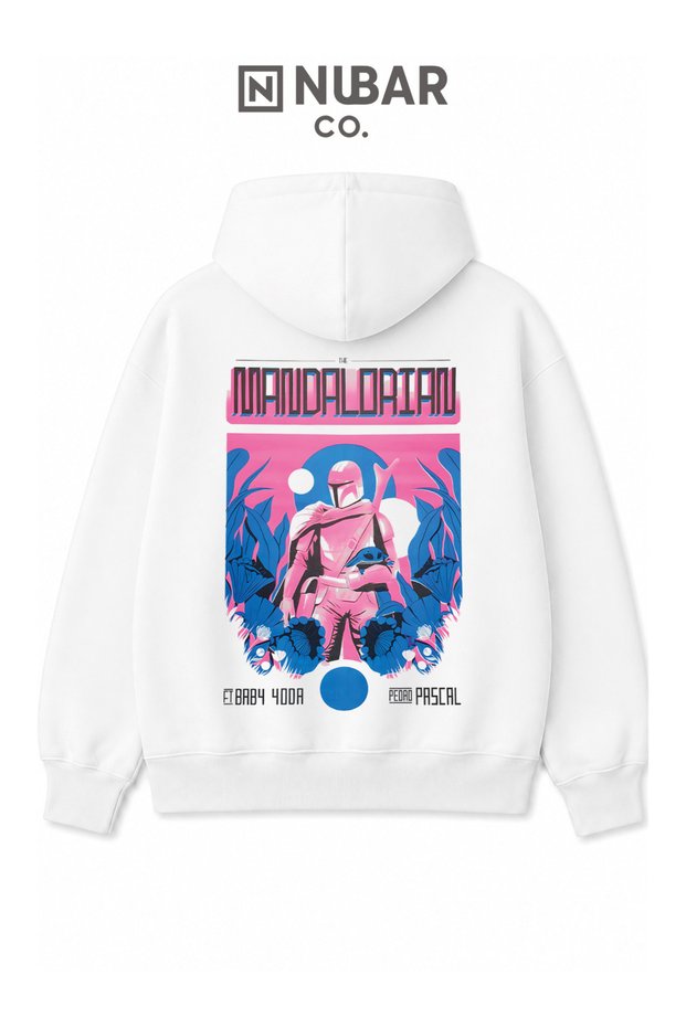 The Mandalorian Unisex Designed 3-Thread Cotton Sweatshirt (Hoodie)