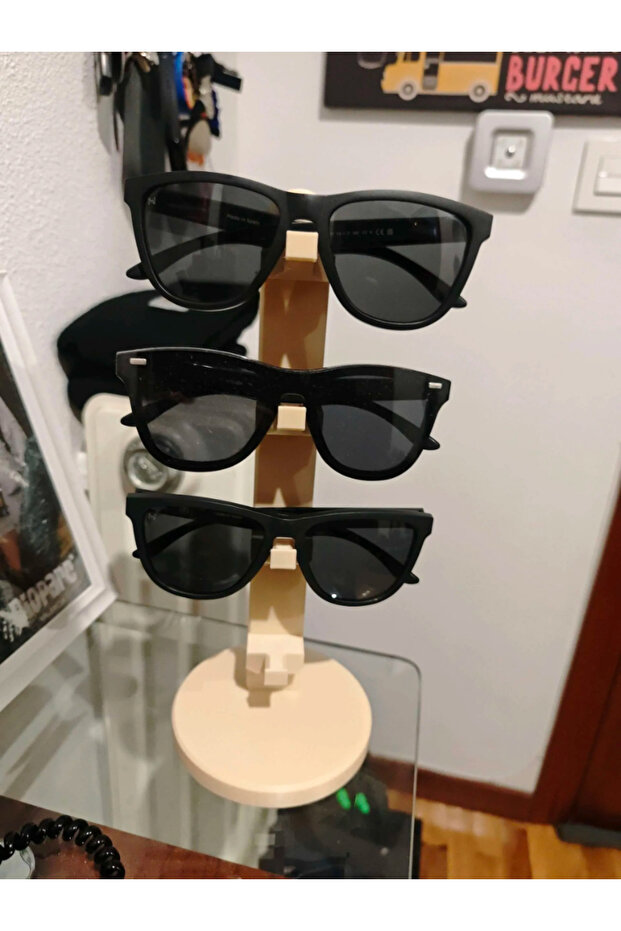 4-Tier Modern Eyeglass Holder Stand – Stylish and Minimalist Glasses Organizer